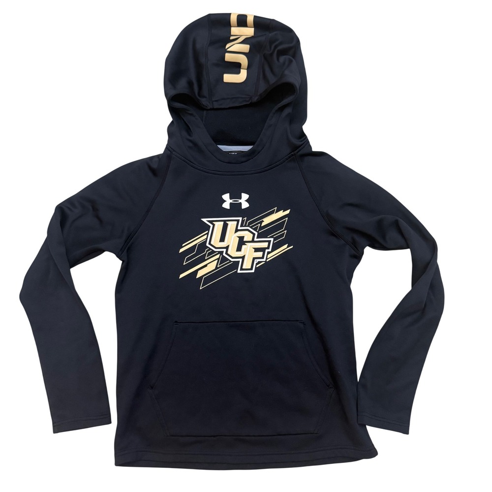 UCF Knights NCAA Under Armour Vertical Logo Hoodie Sweatshirt Youth Size Large